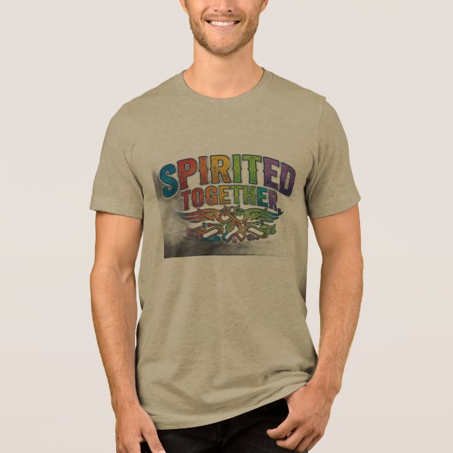 Spirited Together Tri-Blend Shirt (Front)