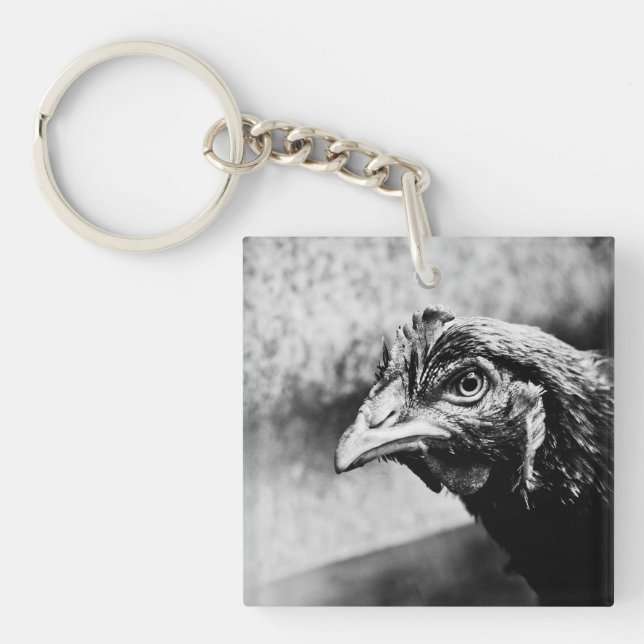 spirits and chickens key ring (Front)