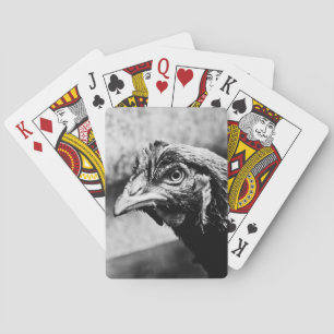 spirits and chickens playing cards