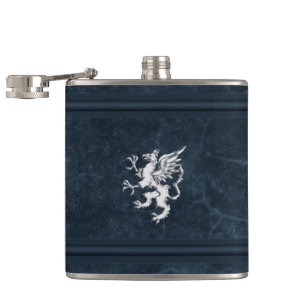 Spirits & Beverage Flasks - Stonewash Denim