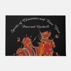 SPIRITS OF CHRISTMAS AND NEW YEAR DOORMAT