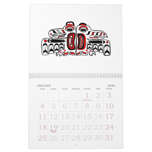 Spirits of the West Coast   2013 Calendar (Jan 2026)