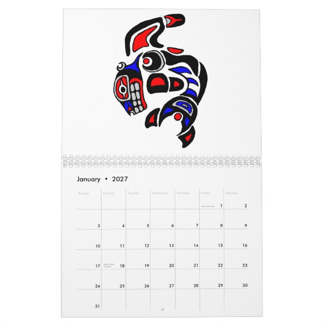 Spirits of the West Coast 2015 Calendar (Jan 2027)