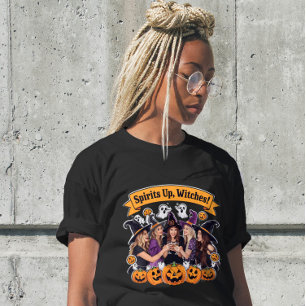 Spirits Up, Witches! Cute Halloween Shirt