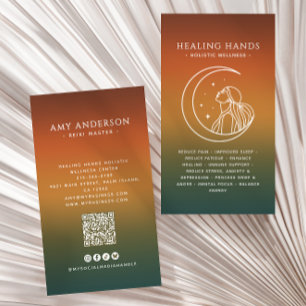 Spiritual/Alternative Wellness Goddess Moon Healer Business Card