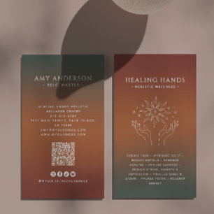 Spiritual/Alternative Wellness Healing Celestial Business Card