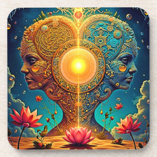 Spiritual Awakening Art Coaster