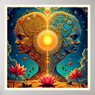 Spiritual Awakening Art Poster