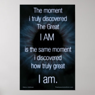 "SPIRITUAL" Awesome Poster (Confidence/Spirit)