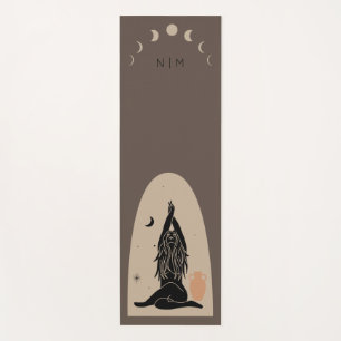 Spiritual Being Female Magical Body Esoteric Yoga Mat