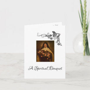 Spiritual Bouquet St. Thérèse Card