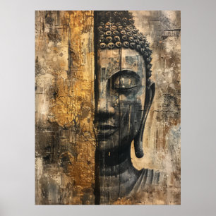Spiritual Buddha Canvas Print for Tranquil Home De