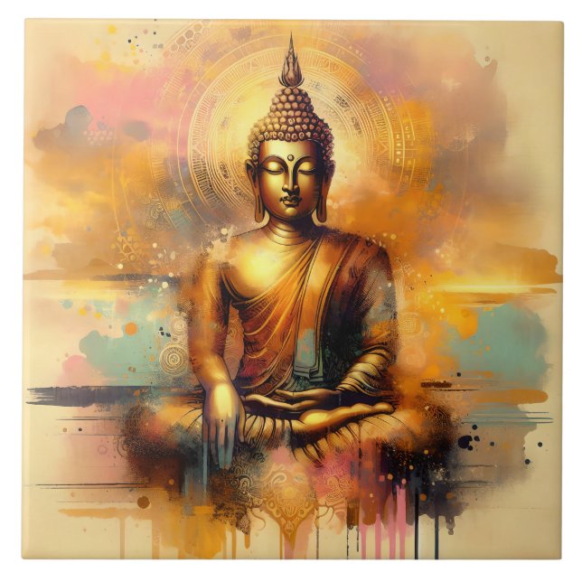 Spiritual Buddha Tile (Front)