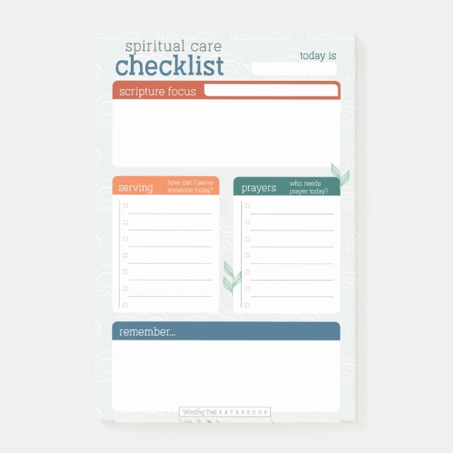 Spiritual Care Post-it Notes (Front)