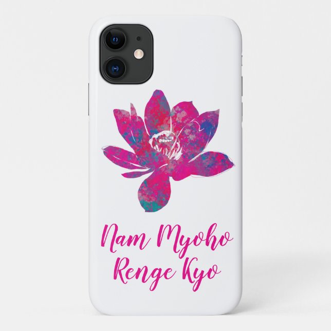 Spiritual Cascade of Color Lotus Flower Case-Mate iPhone Case (Back)