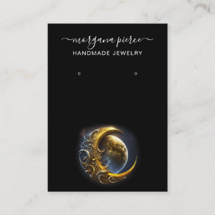 Spiritual Celestial Earring Display Holder Business Card