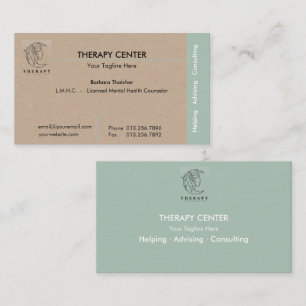 Spiritual Coach   Healer   Therapist  Business Car Card