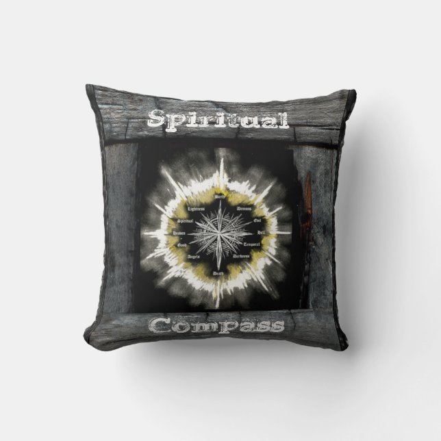 Spiritual Compass Cushion (Front)