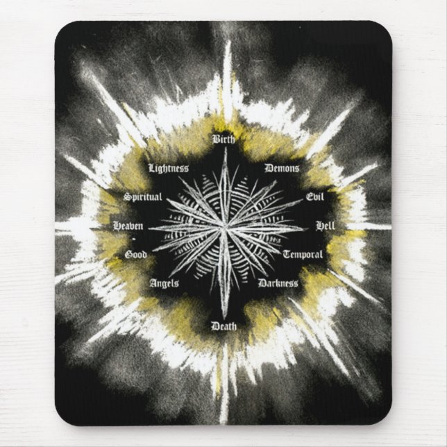 Spiritual Compass Mouse Pad (Front)