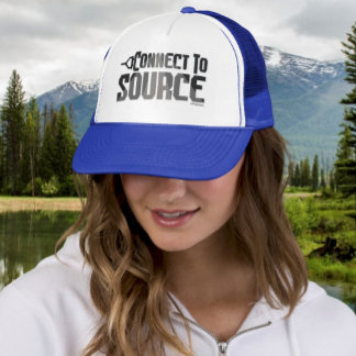 Spiritual Encouragement Gift Connect to Source Trucker Hat