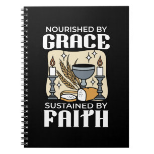 Spiritual Faith and Grace – Uplifting Christian Notebook