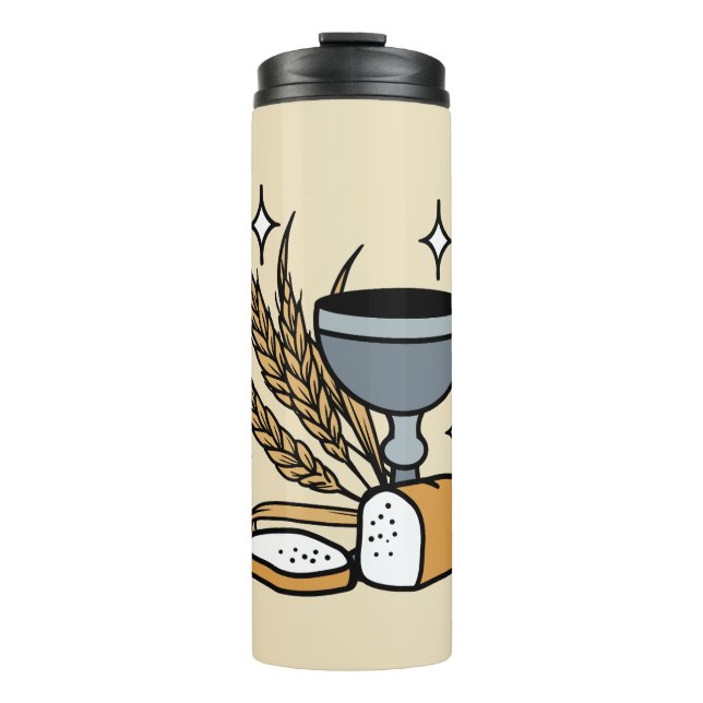 Spiritual Faith and Grace – Uplifting Christian Thermal Tumbler (Front)