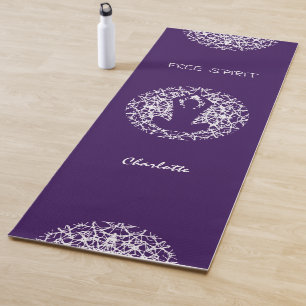 Spiritual Free Spirit Boho Personalised Yoga Mat
