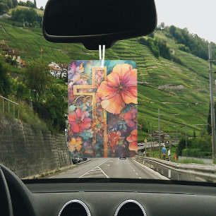 Spiritual Freshness for Space: Christian Cross Car Air Freshener