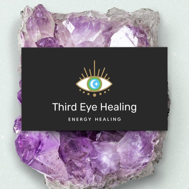  Spiritual Healer Third Eye Business Card (Creator Uploaded)