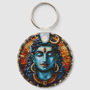 Spiritual Hindu Deity, Religious Shiva God Key Ring