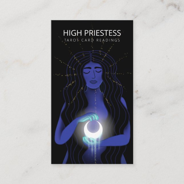 Spiritual Illustration Tarot Card Reader (Front)