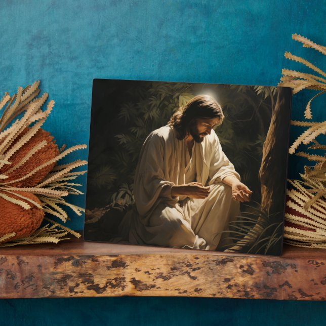 Spiritual Jesus Plaque (Side)