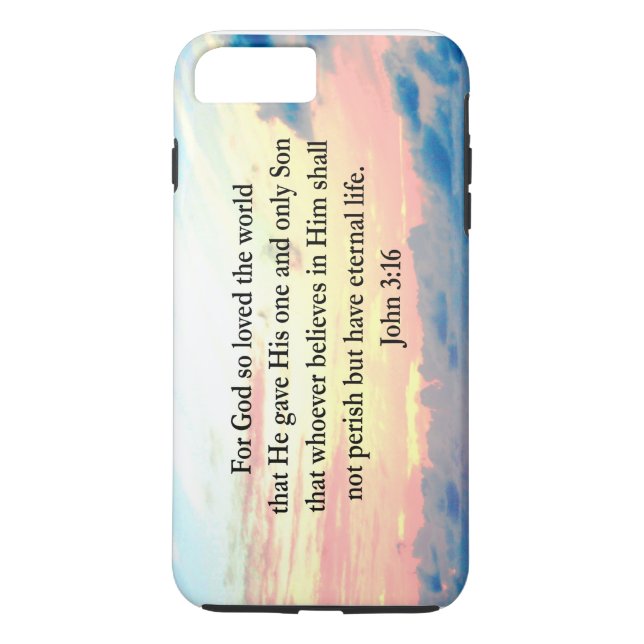 SPIRITUAL JOHN 3:16 PHOTO Case-Mate iPhone CASE (Back)