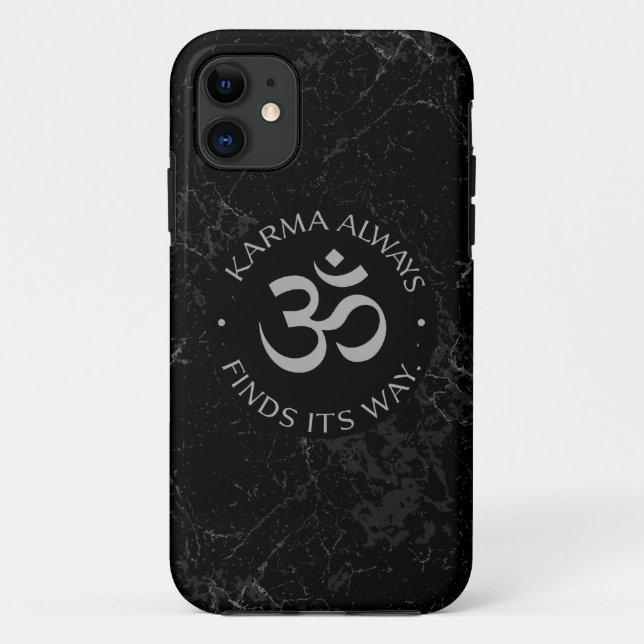 Spiritual Karma Om Design – Mindfulness Collection Case-Mate iPhone Case (Back)
