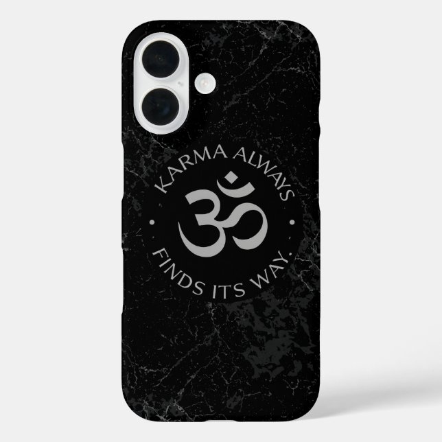 Spiritual Karma Om Design – Mindfulness Collection Case-Mate iPhone Case (Back)