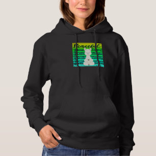 Spiritual Lama Meditation Peaceful Alpaka Yoga Hoodie