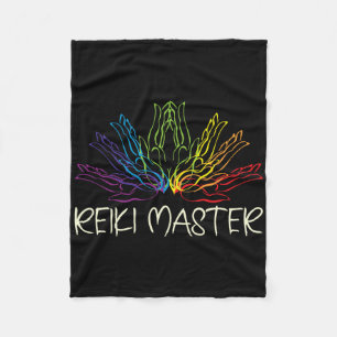 Spiritual Life Energy Healer Reiki Master  Fleece Blanket