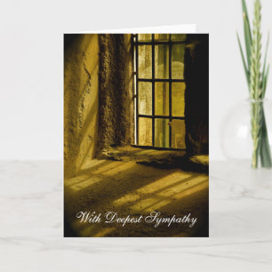 Spiritual Light With Deepest Sympathy Card