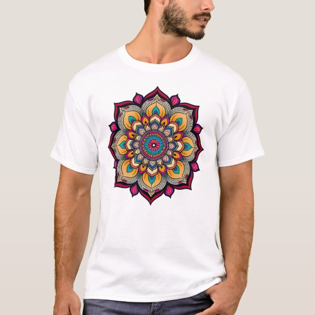 Spiritual Mandala Aartwork T-Shirt (Front)