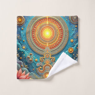 Spiritual Mandala Art Bath Towel Set