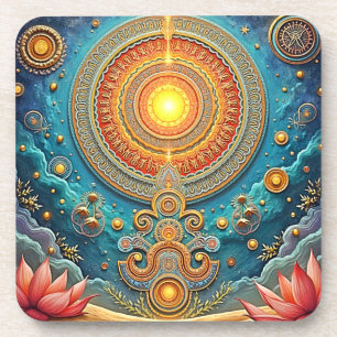 Spiritual Mandala Art Coaster