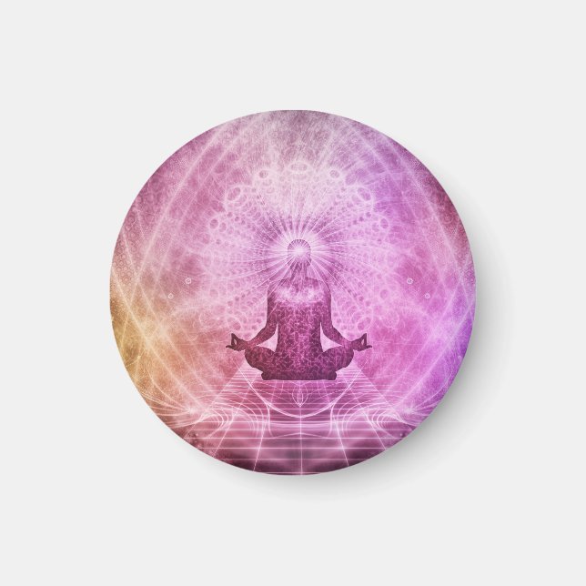 Spiritual Mandala Magnet (Front)