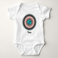 Spiritual Mandala Om Symbol Turquoise Customised