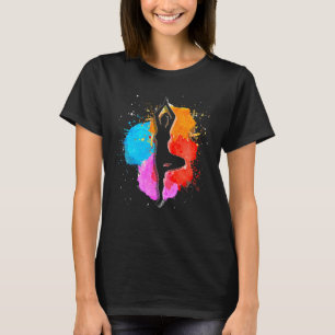 Spiritual Meditation Namaste Yogi Buddhist Colorfu T-Shirt