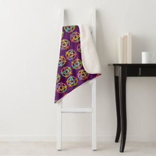 Spiritual Molten Alchemy Sherpa Blanket
