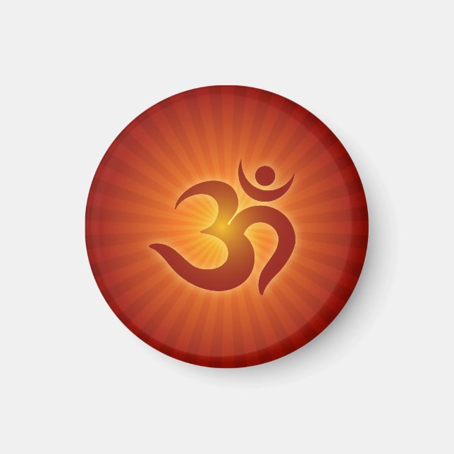 Spiritual OM Design Magnet (Front)