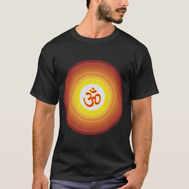 Spiritual Om Design T-Shirt (Front)