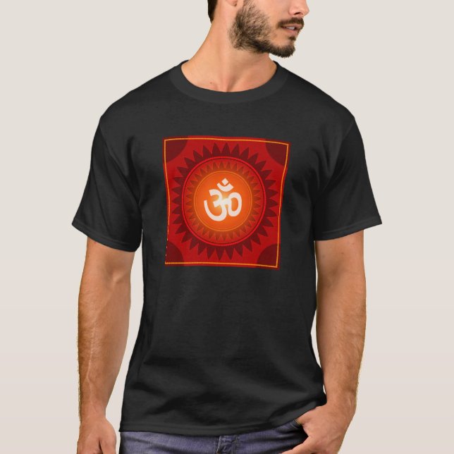Spiritual Om Design T-Shirt (Front)