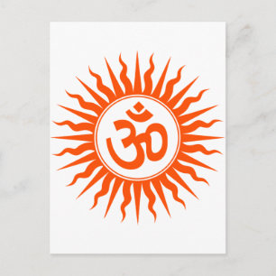 Spiritual Om Postcard