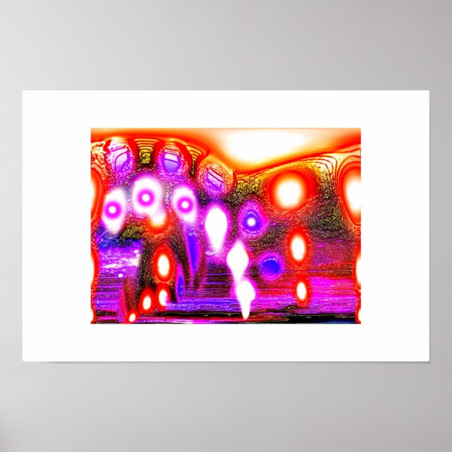 Spiritual omega funky art poster (Front)